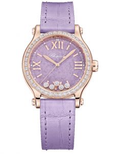 Đồng hồ Chopard Happy Sport 275378-5010 Vàng hồng 18K Kim cương