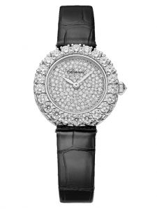 Đồng hồ Chopard L'heure Du Diamant Round 13A178-1302 Vàng trắng 18K Kim cương
