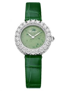 Đồng hồ Chopard L'heure Du Diamant Round 13A178-1310 Vàng trắng 18K Kim cương