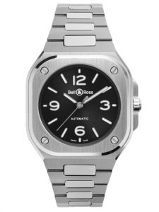 Đồng hồ Bell & Ross BR-05 36 mm Black Steel BR05A-S-BL-ST/SST Thép không gỉ