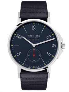 Đồng hồ Nomos Ahoi Neomatik 38 Date Atlantic Ref.518 Thép Không Gỉ