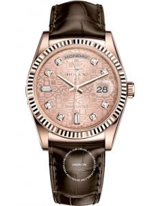 Đồng hồ Rolex Day-Date 36 M118135-0081 118135-0081 Vàng Everose 18ct Mặt Hồng vi tính
