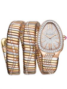 Đồng hồ Bvlgari Serpenti Tubogas 104096 Vàng hồng 18K Vàng 18K Vàng trắng 18K