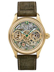 Đồng hồ Montblanc 1858 The Unveiled Secret Minerva Monopusher 129622 Vàng 18K Limited 18 pieces