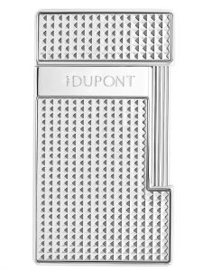 Bật lửa S.T Dupont Slimmy Diamond Head Lighter Silver 028120