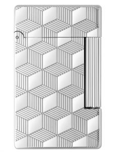 Bật lửa S.T Dupont Initial Guilloche Lighter Silver 020840