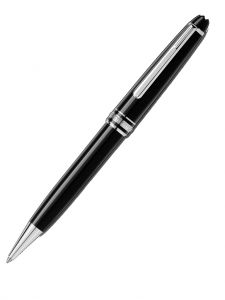 Bút bi xoay Montblanc Meisterstück Platinum-Coated Ballpoint Pen MB132446