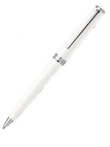 Bút bi xoay Montblanc PIX White Ballpoint Pen MB132497