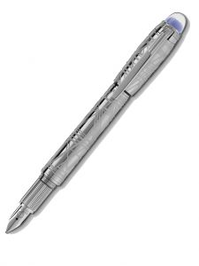 Bút máy Montblanc Starwalker Space Blue Metal Fountain Pen MB130219