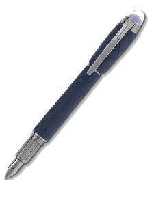 Bút máy Montblanc Starwalker SpaceBlue Precious Resin Fountain Pen MB130211