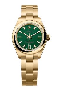 Đồng hồ Rolex Oyster Perpetual 28 M276208-0002 276208-0002 Vàng kim 18ct Mặt số green stone