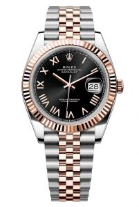 Đồng hồ Rolex Datejust 41 M126331-0024 126331-0024 Vàng Everose và thép Oystersteel Mặt số đen sáng