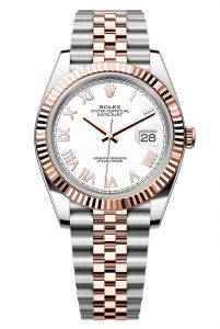 Đồng hồ Rolex Datejust 41 M126331-0026 126331-0026 Demi vàng Everose Mặt số trắng