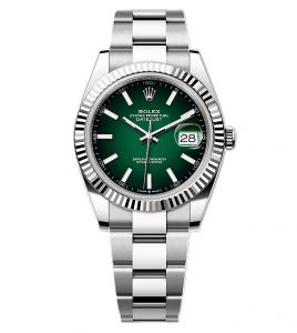 Đồng hồ Rolex Datejust 41 M126334-0033 126334-0033 Demi vàng trắng 18ct Oystersteel Mặt số xanh Ombre cọc index