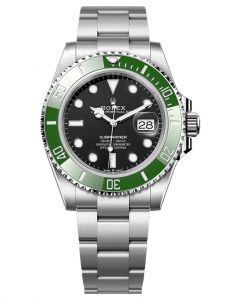 Đồng hồ Rolex Submariner Date M126610LV-0002 126610LV-0002 thép Oystersteel miếng đệm vành đồng hồ Cerachrom bằng gốm màu xanh lá
