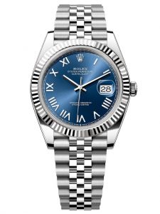 Đồng hồ Rolex Datejust 41 M126334-0038 126334-0038 Thép Oystersteel và vàng trắng Màu xanh sáng