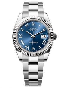 Đồng hồ Rolex Datejust 41 M126334-0037 126334-0037 Thép Oystersteel và vàng trắng Màu xanh sáng