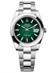 Đồng hồ Rolex Datejust 41 M126300-0025 126300-0025 thép Oystersteel màu xanh lá ombre
