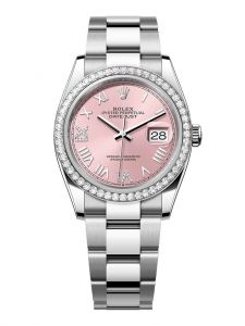 Đồng hồ Rolex Datejust 36 M126284RBR-0058 126284RBR-0058 Thép Oystersteel và vàng trắng màu hồng, nạm kim cương