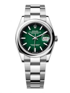 Đồng hồ Rolex Datejust 36 M126200-0025 126200-0025 thép Oystersteel màu xanh lá ombre
