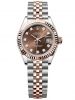 dong-ho-rolex-lady-datejust-m279171-0011-279171-0011-thep-oystersteel-va-vang-everose-mau-so-co-la-nam-kim-cuong - ảnh nhỏ  1