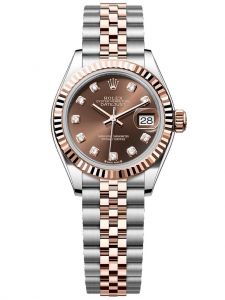 Đồng hồ Rolex Lady-Datejust M279171-0011 279171-0011 thép Oystersteel và vàng Everose màu sô-cô-la, nạm kim cương