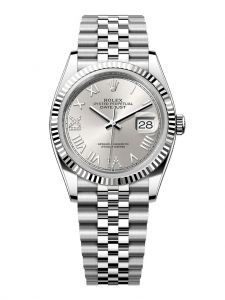 Đồng hồ Rolex Datejust 36 M126234-0067 126234-0067 Thép Oystersteel và vàng trắng màu bạc, nạm kim cương