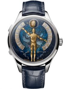 Đồng hồ Vacheron Constantin Métiers d'Art 7200A/000G-H103 7200/000-103 Trắng Mặt số xanh dương