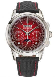 Đồng hồ Patek Philippe Grand Complications 5270P-017 Trắng Mặt số đỏ sơn mài