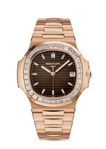 Đồng hồ Patek Philippe Nautilus 5723/1R-010 Vàng hồng Mặt số nâu sunburst