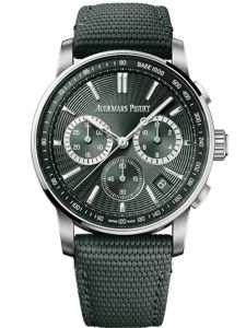 Đồng hồ Audemars Piguet Code 11.59 26393ST.OO.A056KB.01 Trắng Mặt số xanh lá