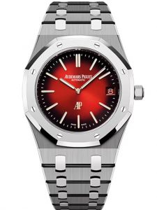 Đồng hồ Audemars Piguet Royal Oak “Jumbo” Extra-Thin 16202XT.OO.1240XT.01 Trắng Mặt số hồng