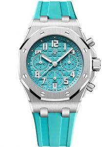 Đồng hồ Audemars Piguet Royal Oak Offshore Selfwinding Chronograph 26430TI.OO.A358CA.01-B Trắng Mặt số xanh ngọc