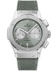 Đồng hồ Hublot Classic Fusion Chronograph Titanium Sage Green 521.NX.891G.NR 521891 Xanh lá sage 45 mm