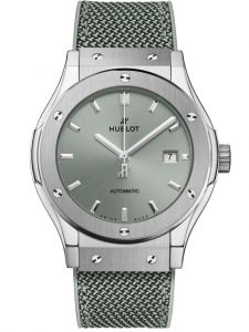 Đồng hồ Hublot Classic Fusion Titanium Sage Green 542.NX.891G.NR 542891 Xanh lá sage 42 mm