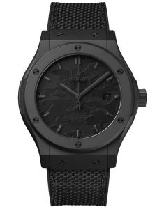 Đồng hồ Hublot Classic Fusion Yohji Yamamoto All Black Camo 542.CI.6670.NR.YOY 5426670 Đen, Xám 42 mm