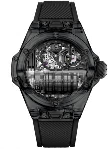 Đồng hồ Hublot Exceptional Timepieces MP-11 14-Day Power Reserve Black Sapphire 911.JB.0140.RX 9110140 Đen trong suốt 45 mm