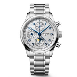 Đồng hồ Longines Master Collection Chrono Moonphase L2.962.4.73.6 29624736 Bạc 41 mm