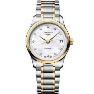 Đồng hồ Longines Master Collection L2.450.5.87.7 24505877 Trắng xà cừ 34 mm