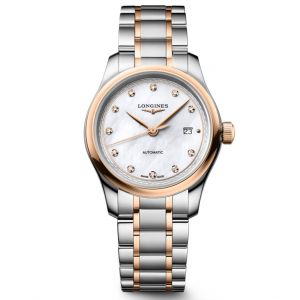 Đồng hồ Longines Master Collection L2.449.5.89.7 24495897 Trắng xà cừ 30 mm