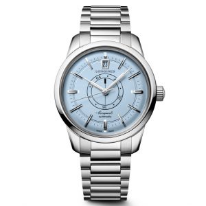 Đồng hồ Longines Conquest Heritage Central Power Reserve L1.648.4.92.6 16484926 Xanh lam nhạt 38 mm