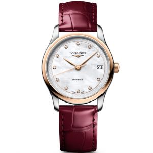 Đồng hồ Longines Master Collection L2.450.5.89.2 24505892 Trắng xà cừ 34 mm
