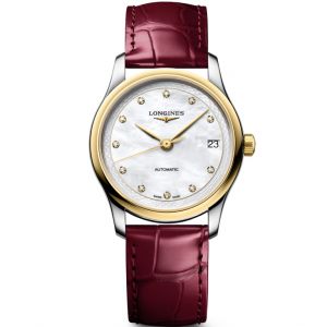 Đồng hồ Longines Master Collection L2.450.5.87.2 24505872 Trắng xà cừ 34 mm