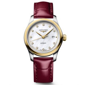 Đồng hồ Longines Master Collection L2.449.5.87.2 24495872 Trắng xà cừ 30 mm