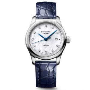 Đồng hồ Longines Master Collection L2.449.4.87.2 24494872 Trắng xà cừ 30 mm