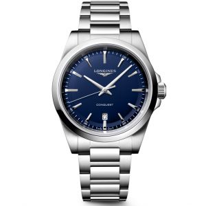 Đồng hồ Longines Conquest L3.860.4.92.6 38604926 Xanh lam 41 mm