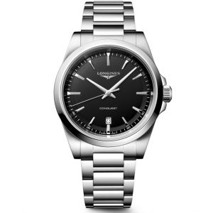 Đồng hồ Longines Conquest L3.860.4.52.6 38604526 Đen 41 mm