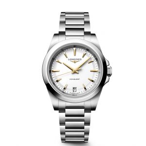 Đồng hồ Longines Conquest L3.460.4.12.6 34604126 Trắng 34 mm