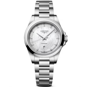 Đồng hồ Longines Conquest L3.350.4.87.6 33504876 Trắng xà cừ 30 mm