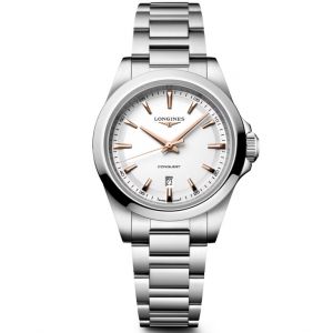 Đồng hồ Longines Conquest L3.350.4.18.6 33504186 Trắng 30 mm